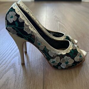 Betsey Johnson Peep Toe Heels